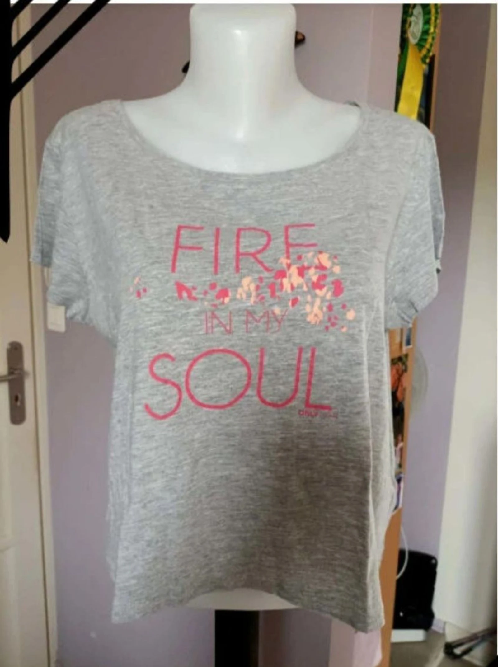 T-shirt de sport / sportswear Only Play gris - Taille L